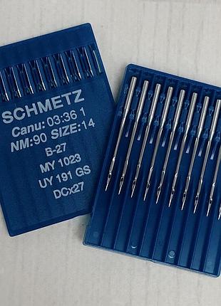 Иглы schmetz b-27 №90 для промышленных оверлоков