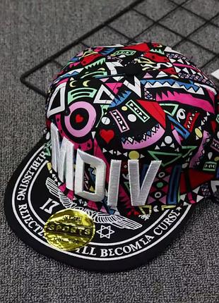 Кепка снепбек (snapback) mdiv червоний 56-61р (2237)