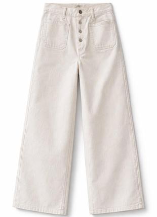 Білі штани з карманами eur 38 massimo dutti