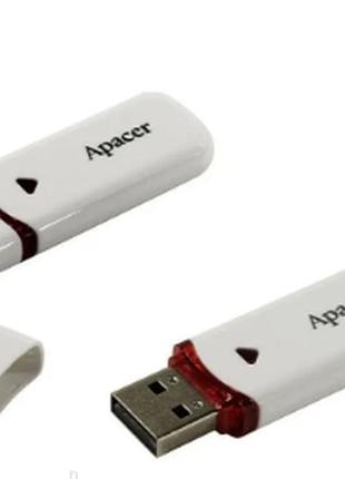 Флешка накопичувач usb flash 64gb apacer білий