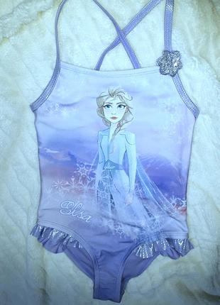 Frozen ельза купальник для плавання на дівчинку 5-6років