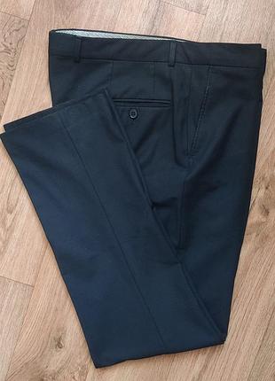 34 / l / clan / класичні брюки з шерсті / штани / вовна / wool