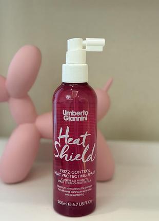 Спрей термозахист  umberto giannini heat shield frizz control heat protecting spray