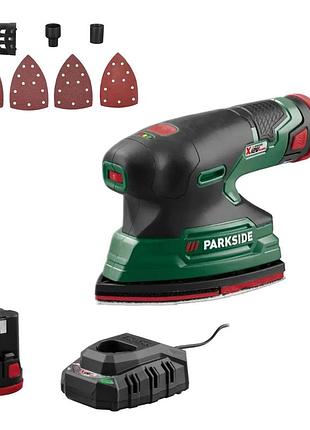 Акумуляторна мультишліфувальна машина parkside pams 12 a1