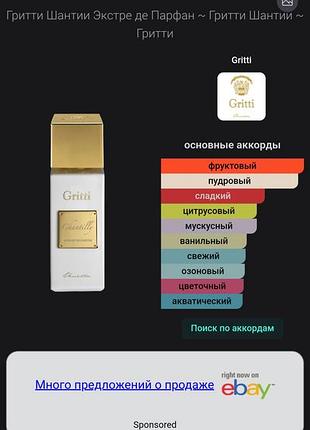 Gritti chantilly extrait de parfum 2