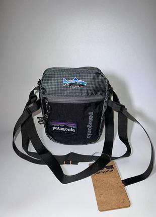 Сумка месенджер patagonia серая