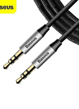 Кабель aux аудіо baseus yiven m30 3.5 мм — 3.5 мм 1.5 м навушники xiaomi