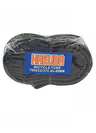 Камера для велосипеда hakuba 700×33/37, авто-ниппель (av) 48 мм