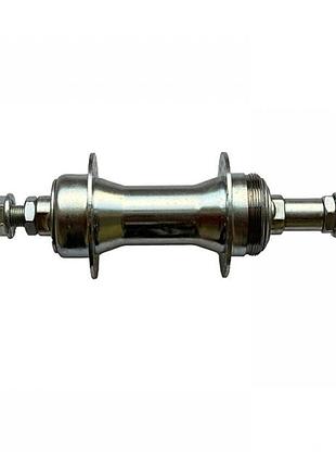 Втулка задняя mtb стальная, под трещотку и v-brake, на шариковых подшипниках