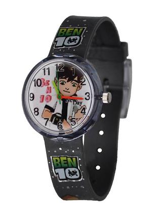 Часы детские наручные для мальчика ben10 бело-розовый