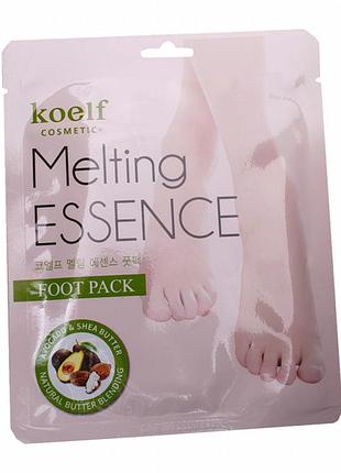 Маска для стоп koelf melting essence foot pack