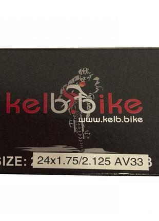 Велосипедная камера kelb.bike 24×2.125", бутиловая, авто-ниппель (av)