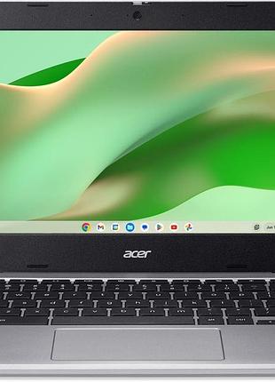 Ноутбук acer chromebook cb311-12h 11", intel c n100, 8gb, f128gb, uma, chromeos, серебристый