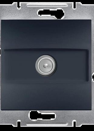 Schneider electric asfora eph3200171 tv розетка кінцева антрацит