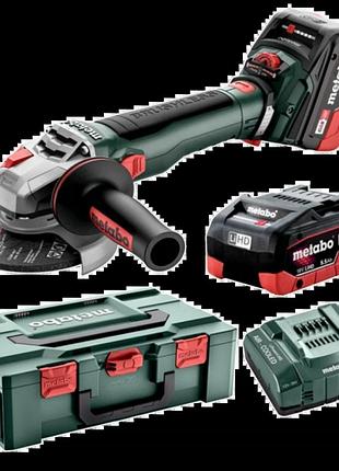Metabo wvb 18 lt bl 11-125 quick (613057660) аккумуляторная кутова шлифовальная машина