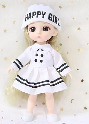 Лялька bjd 16 см шарнірна з одягом!
