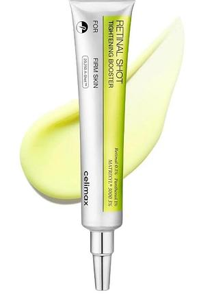 Подтягивающий крем-бустер для лица с ретинолом и спикулами celimax the vita-a retinal shot tightening booster,