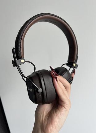 Навушники marshall major v brown, маршали 5 коричневые