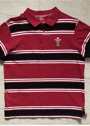 Брендовая футболка поло welsh rugby uniоn от бренда under armour. m