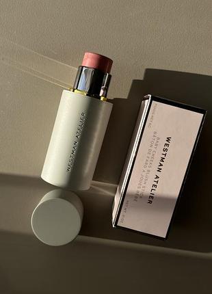 Westman atelier  baby cheeks lip + cheek cream blush stick румʼяна