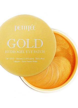 Патчі під очі petitfee gold hydrogel eye patch