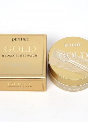 Патчи под глаза petitfee gold hydrogel eye patch 2