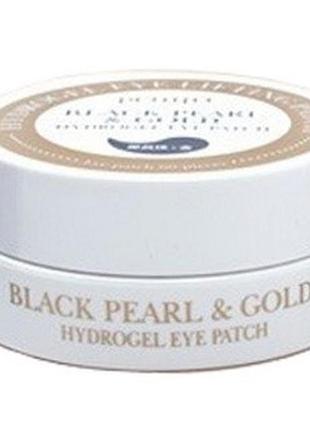Патчи под глаза etitfee black pearl & gold hydrogel eye patch
