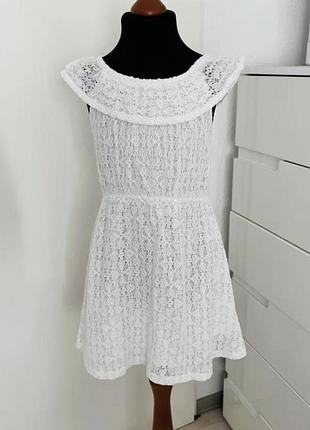 Красивий ажурний сарафан h&m на дівчинку 9-10 років