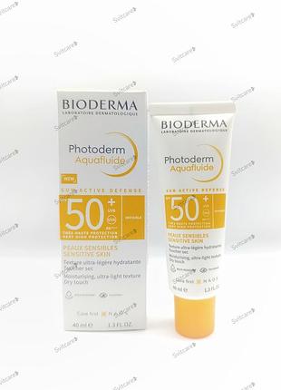 Bioderma photoderm aquafluide spf50 сонцезахисний флюїд 40 мл
