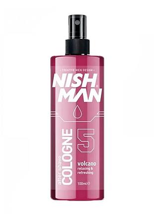 Одеколон після гоління nishman volcano cologne no.5 150 мл