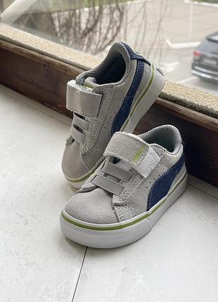 Кросівки дитячі puma, для хлопчика або дівчинки, розмір 20, шкіряні