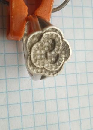 Кольцо серебро