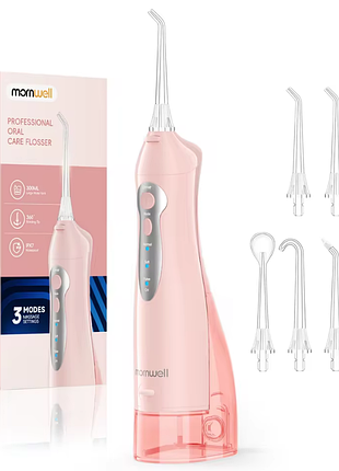Іригатор mornwell️ d52 d52-pk1 акумулятор pink