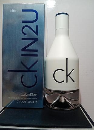 Calvin klein ck in2u for him — туалетна вода, 50 мл
батч-код: 8009 , країна виробник іспанія (made in spain) оригінал 
​