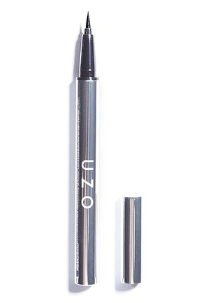 Uzo blaque liquide eyeliner підводка лайнер для очей стрілок стрілки макіяж чорна / чорний колір / насичений чіткий стійкий водостійка швидко висихає