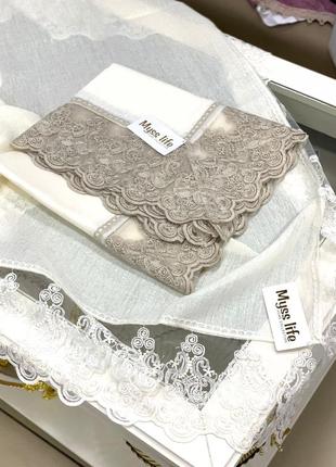 Новинка!!!скатерть из льна 🦋