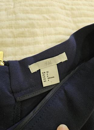 Юбка синяя h&amp;m 3