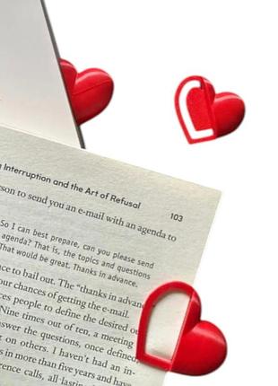 Закладка сердце ко дню святого валентина valentines day 3d печать