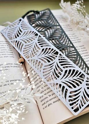Закладка для книг пальма белый