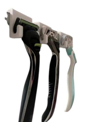 Держатель бритвы для стеклянной двери душа glass shower door razor hook 3d печать