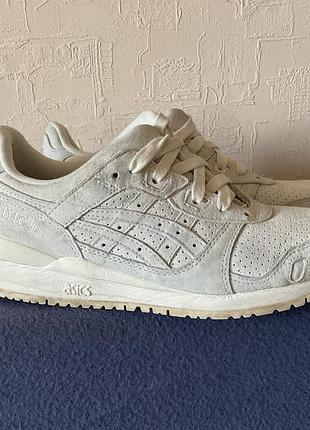 Замшевые кроссовки asics gel lite 3