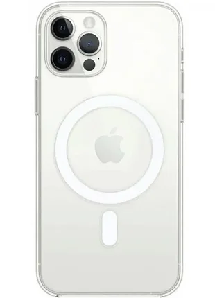 Чохол clear space magsafe iphone 12 pro max (clear) м00245