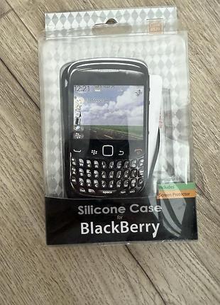 Чохол для blackberry curve 8520 + захисна плівка — новий