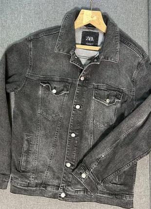 Zara denim jacket size xl 44