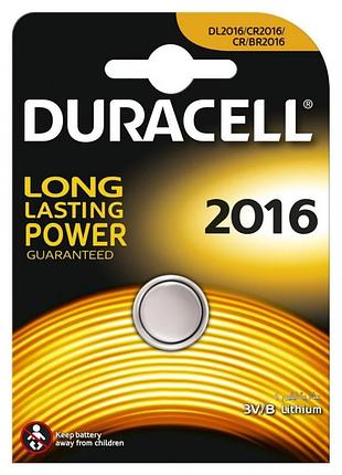 Батарейка duracell 2016 1x2