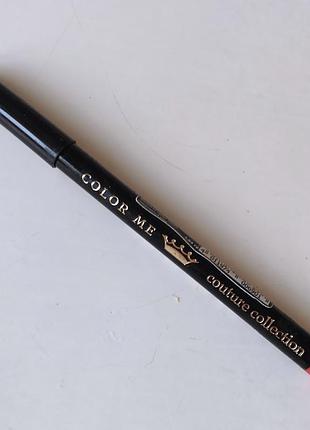 Олівець для губ color me couture collection luxurious satin lipliner #sl01 новий