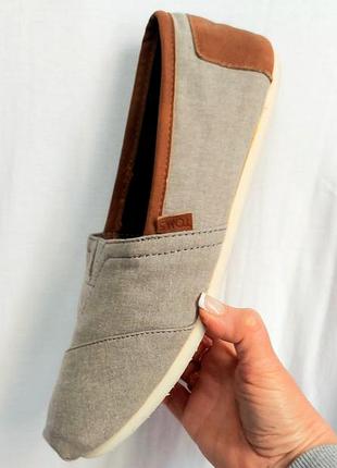 Мужские летние слипоны toms alpargata frost grex chambray