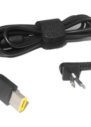Dc кабель для блока питания ноутбука lenovo square штекер usb+pin, 2 провода от бп к ноутбуку
