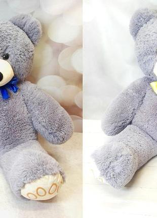 М'яка іграшка ведмідь "проха" сірий, 110см, тм dreamtoys