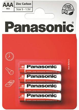 Батарейка panasonic r3/aa / сольова modern home style
